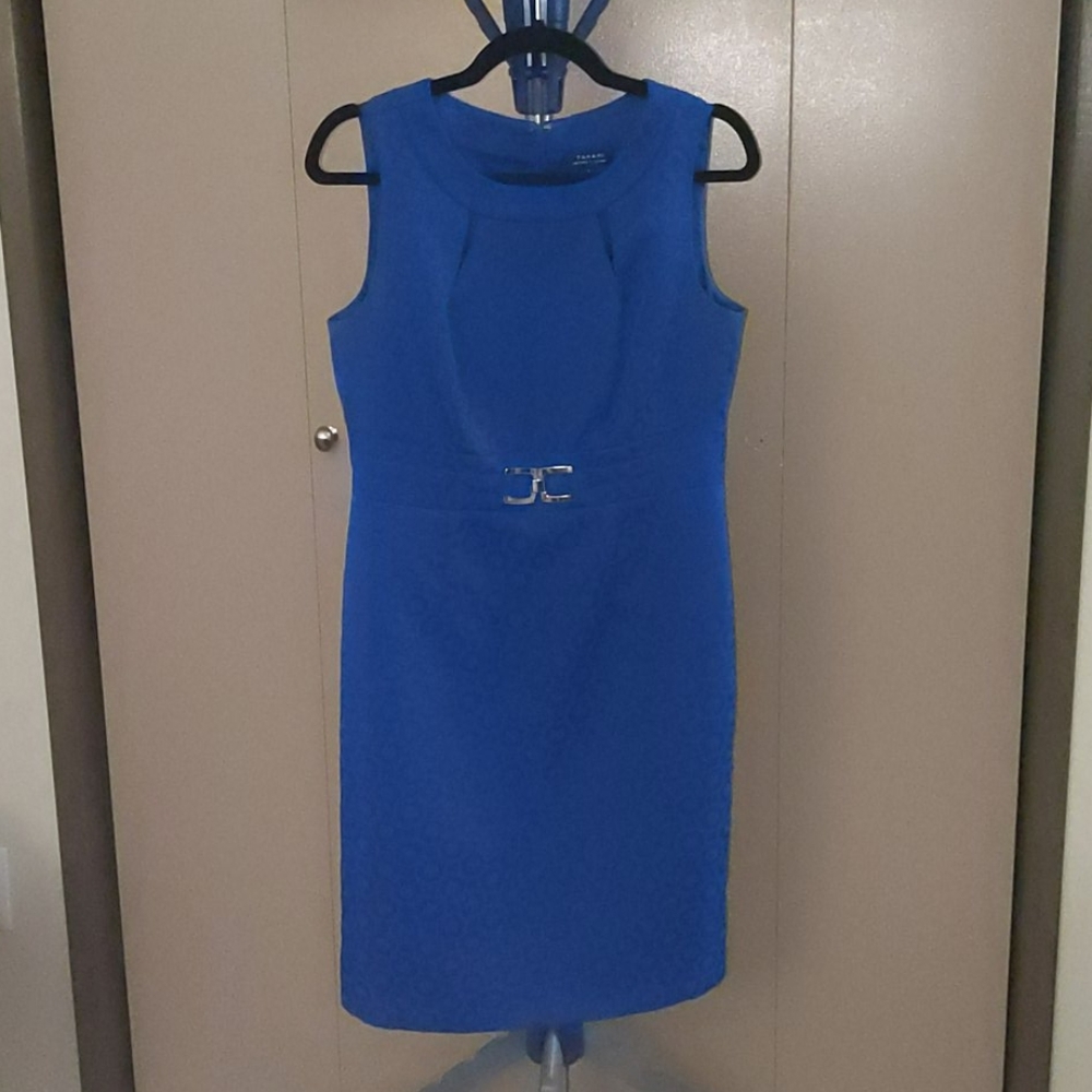 Size 8 royal blue dress, Tahari